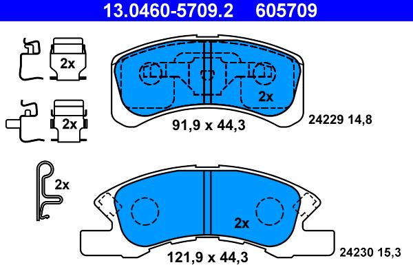 ATE 13.0460-5709.2 - Jarrupala, levyjarru inparts.fi