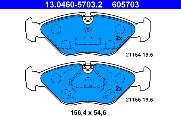 ATE 13.0460-5703.2 - Jarrupala, levyjarru inparts.fi