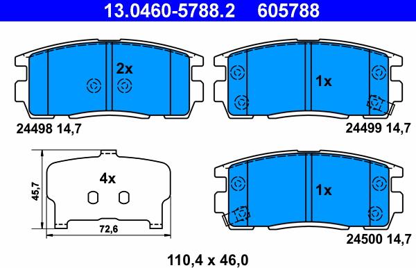 ATE 13.0460-5788.2 - Jarrupala, levyjarru inparts.fi