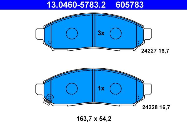 ATE 13.0460-5783.2 - Jarrupala, levyjarru inparts.fi