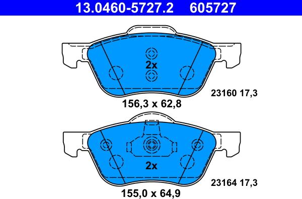 ATE 13.0460-5727.2 - Jarrupala, levyjarru inparts.fi