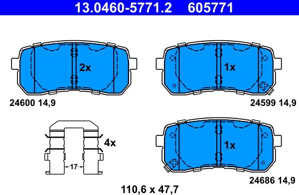 ATE 13.0460-5771.2 - Jarrupala, levyjarru inparts.fi