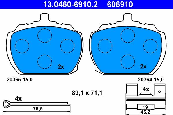 ATE 13.0460-6910.2 - Jarrupala, levyjarru inparts.fi