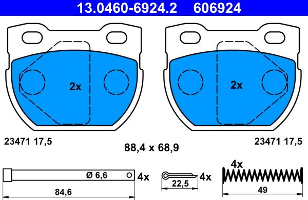 ATE 13.0460-6924.2 - Jarrupala, levyjarru inparts.fi