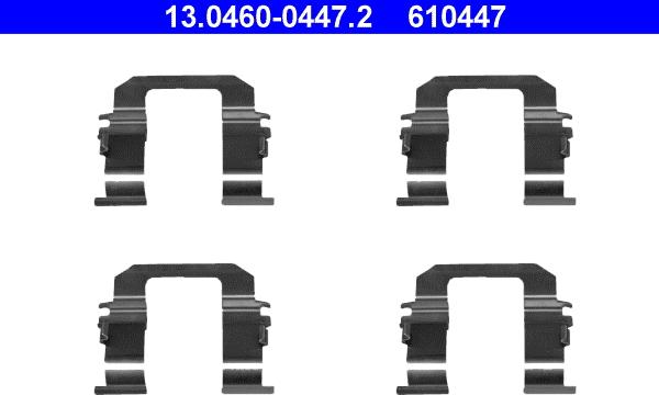 ATE 13.0460-0447.2 - Tarvikesarja, jarrupala inparts.fi