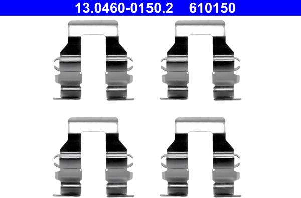 ATE 13.0460-0150.2 - Tarvikesarja, jarrupala inparts.fi