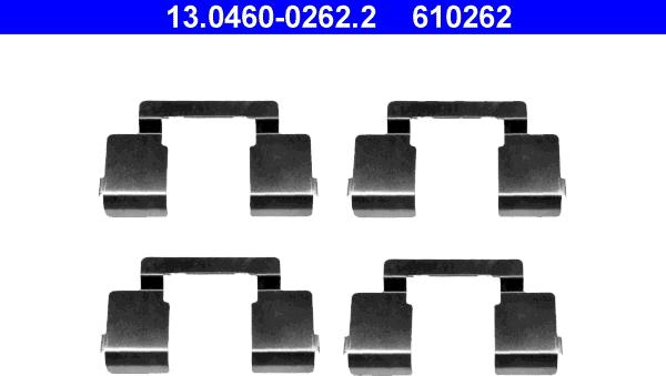 ATE 13.0460-0262.2 - Tarvikesarja, jarrupala inparts.fi