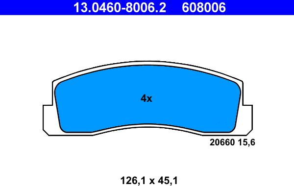 ATE 13.0460-8006.2 - Jarrupala, levyjarru inparts.fi