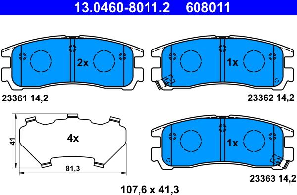 ATE 13.0460-8011.2 - Jarrupala, levyjarru inparts.fi