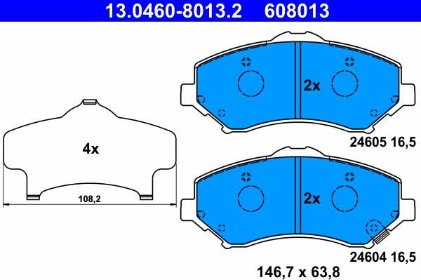 ATE 13.0460-8013.2 - Jarrupala, levyjarru inparts.fi