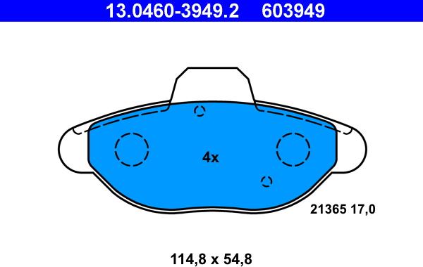 ATE 13.0460-3949.2 - Jarrupala, levyjarru inparts.fi