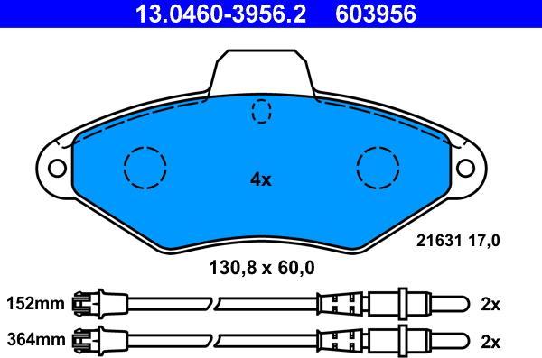 ATE 13.0460-3956.2 - Jarrupala, levyjarru inparts.fi