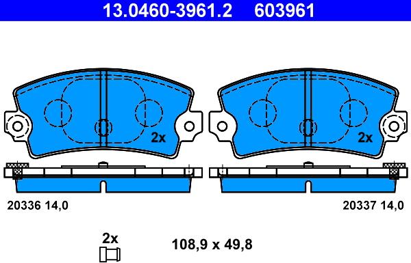 ATE 13.0460-3961.2 - Jarrupala, levyjarru inparts.fi