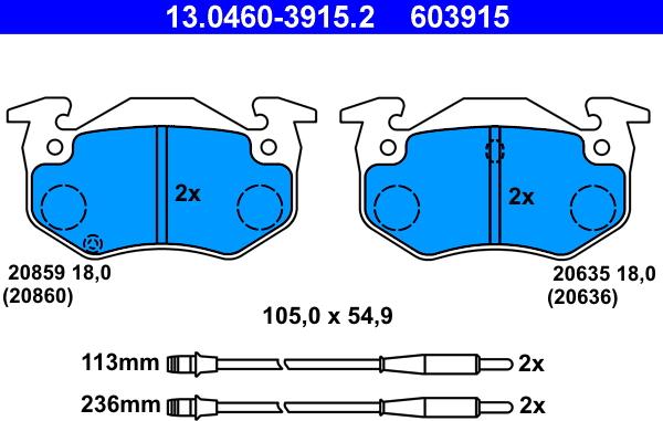 ATE 13.0460-3915.2 - Jarrupala, levyjarru inparts.fi