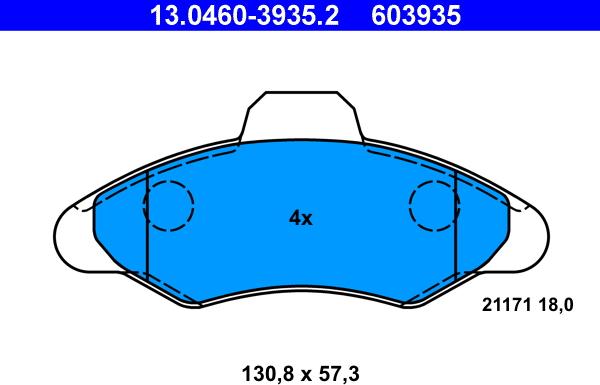 ATE 13.0460-3935.2 - Jarrupala, levyjarru inparts.fi