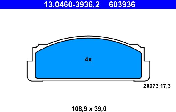 ATE 13.0460-3936.2 - Jarrupala, levyjarru inparts.fi