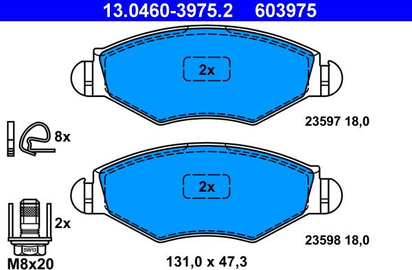 ATE 13.0460-3975.2 - Jarrupala, levyjarru inparts.fi