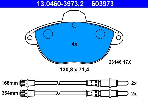 ATE 13.0460-3973.2 - Jarrupala, levyjarru inparts.fi