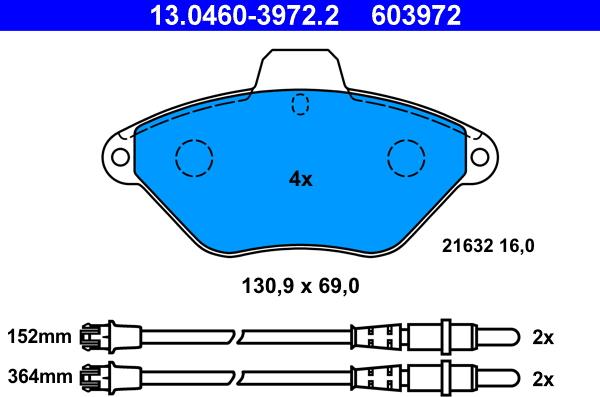 ATE 13.0460-3972.2 - Jarrupala, levyjarru inparts.fi