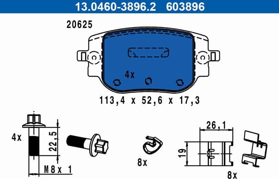 ATE 13.0460-3896.2 - Jarrupala, levyjarru inparts.fi