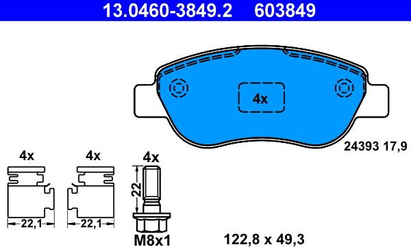 ATE 13.0460-3849.2 - Jarrupala, levyjarru inparts.fi