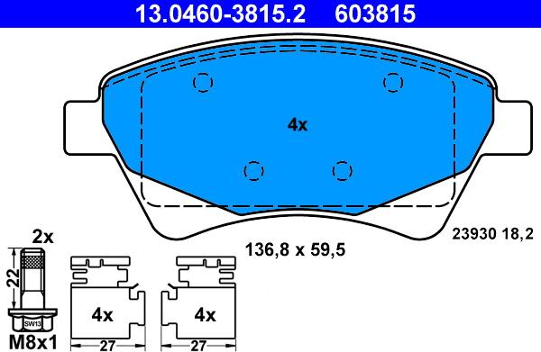 ATE 13.0460-3815.2 - Jarrupala, levyjarru inparts.fi