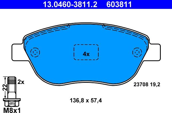 ATE 13.0460-3811.2 - Jarrupala, levyjarru inparts.fi