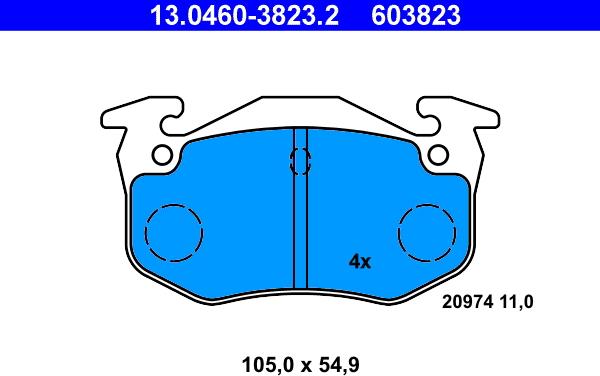 ATE 13.0460-3823.2 - Jarrupala, levyjarru inparts.fi