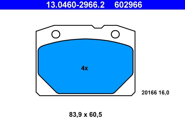 ATE 13.0460-2966.2 - Jarrupala, levyjarru inparts.fi