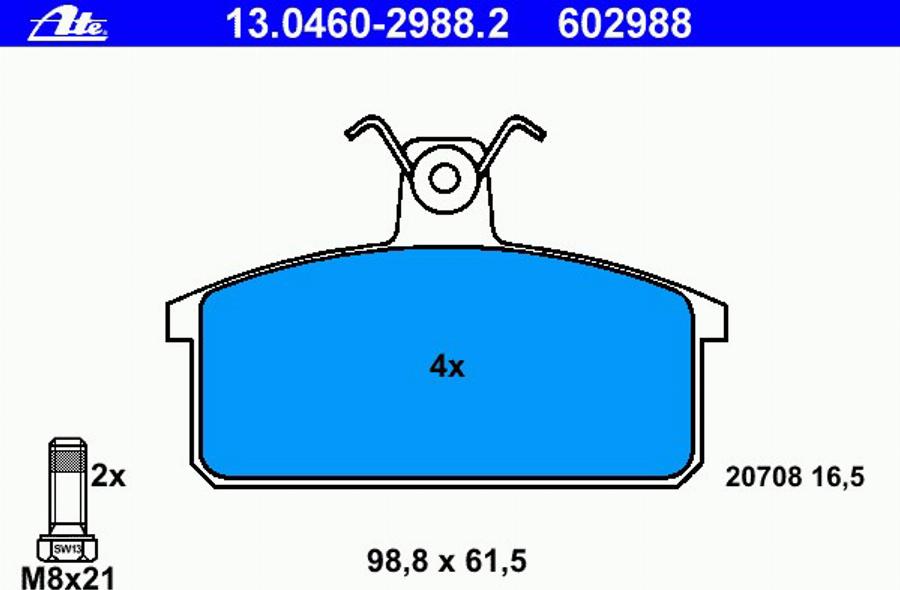 ATE 13.0460-2988.2 - Jarrupala, levyjarru inparts.fi