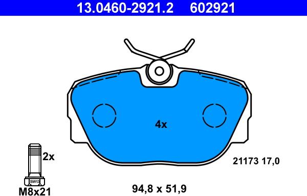 ATE 13.0460-2921.2 - Jarrupala, levyjarru inparts.fi