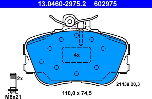 ATE 13.0460-2975.2 - Jarrupala, levyjarru inparts.fi