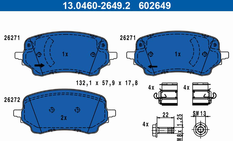 ATE 13.0460-2649.2 - Jarrupala, levyjarru inparts.fi