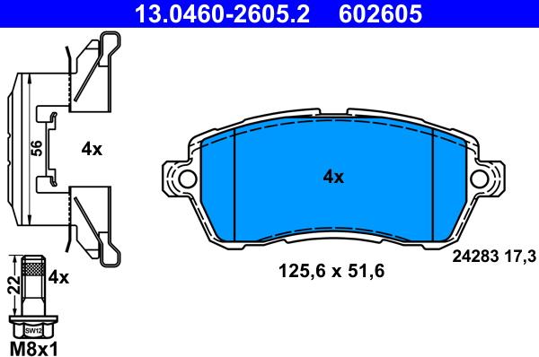 ATE 13.0460-2605.2 - Jarrupala, levyjarru inparts.fi