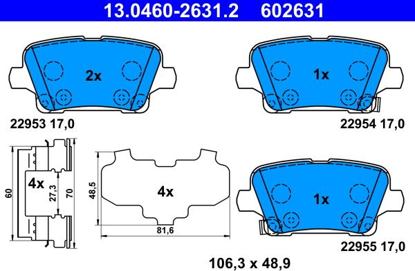 ATE 13.0460-2631.2 - Jarrupala, levyjarru inparts.fi