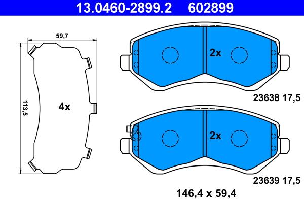 ATE 13.0460-2899.2 - Jarrupala, levyjarru inparts.fi