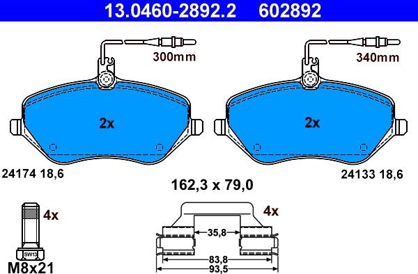 ATE 13.0460-2892.2 - Jarrupala, levyjarru inparts.fi