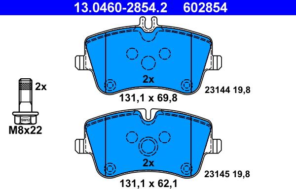 ATE 13.0460-2854.2 - Jarrupala, levyjarru inparts.fi