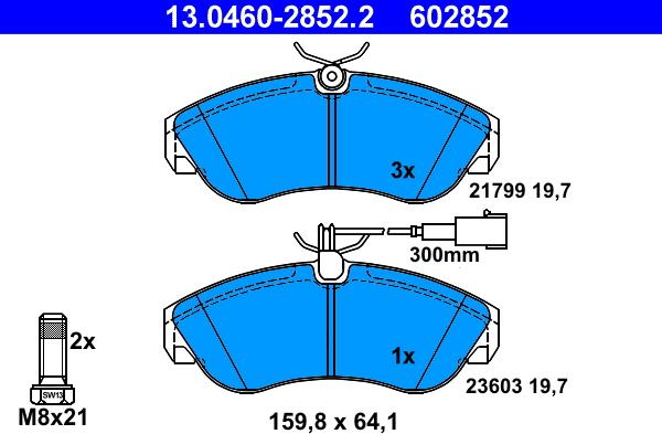 ATE 13.0460-2852.2 - Jarrupala, levyjarru inparts.fi