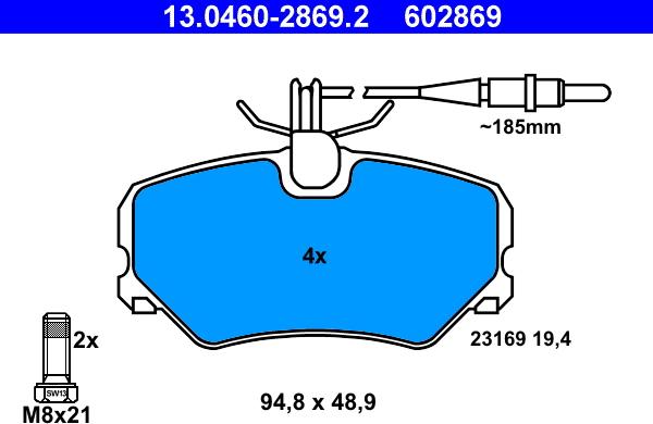 ATE 13.0460-2869.2 - Jarrupala, levyjarru inparts.fi