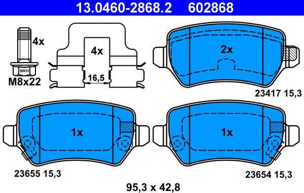 ATE 13.0460-2868.2 - Jarrupala, levyjarru inparts.fi