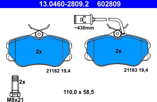 ATE 13.0460-2809.2 - Jarrupala, levyjarru inparts.fi