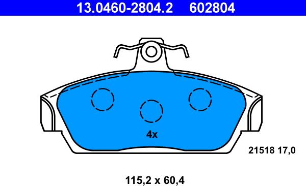 ATE 13.0460-2804.2 - Jarrupala, levyjarru inparts.fi