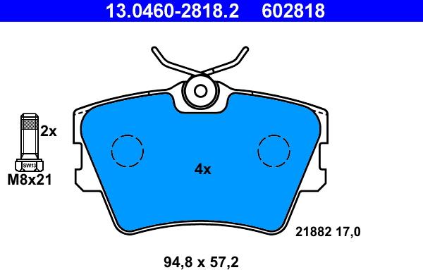 ATE 13.0460-2818.2 - Jarrupala, levyjarru inparts.fi