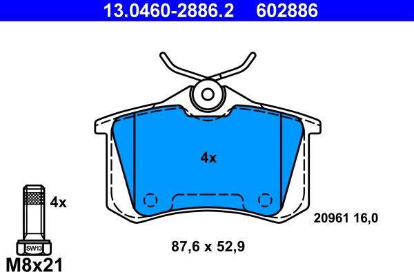 ATE 13.0460-2886.2 - Jarrupala, levyjarru inparts.fi