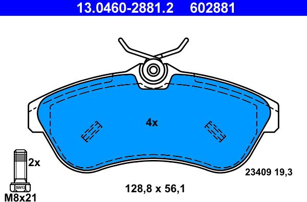 ATE 13.0460-2881.2 - Jarrupala, levyjarru inparts.fi