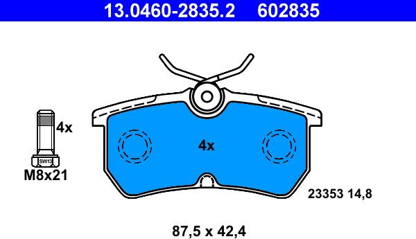 ATE 13.0460-2835.2 - Jarrupala, levyjarru inparts.fi