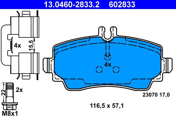 ATE 13.0460-2833.2 - Jarrupala, levyjarru inparts.fi