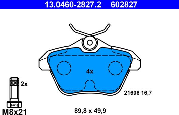 ATE 13.0460-2827.2 - Jarrupala, levyjarru inparts.fi