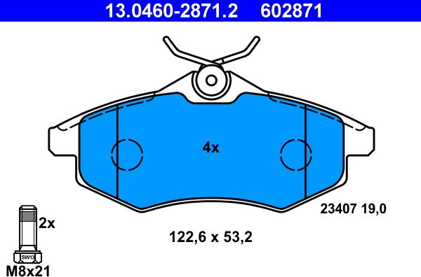 ATE 13.0460-2871.2 - Jarrupala, levyjarru inparts.fi